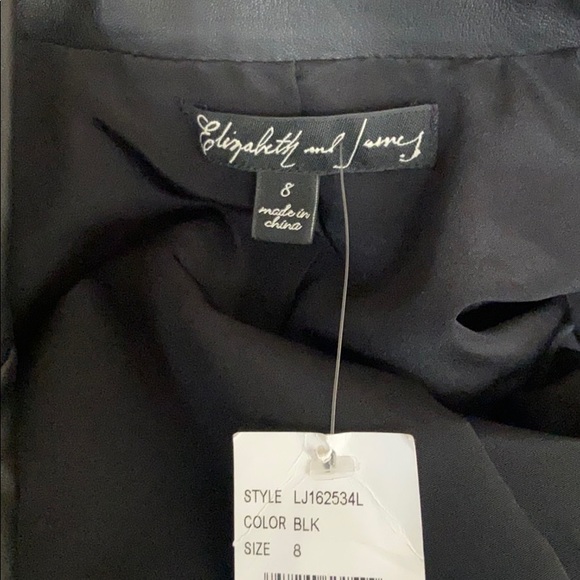 Elizabeth and James Featherweight Leather Blazer - Picture 8 of 10
